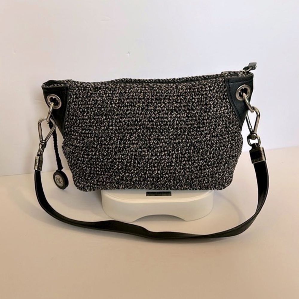THE SAK Indio Crochet Bag in black